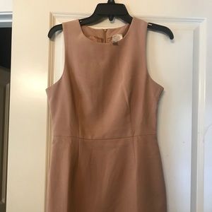Womens tan sleeveless dress NWT
